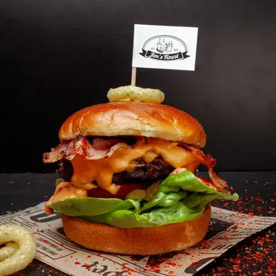 Cheeseburger mit Bacon