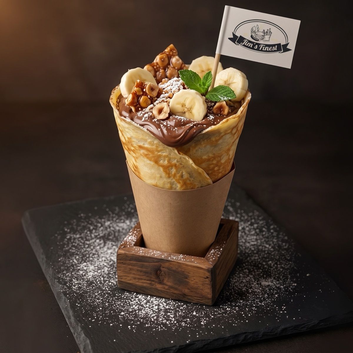 Jims Hazel Crunch Crêpe — Desserts von Jim's Finest
