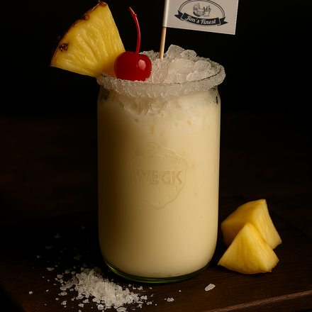 Piña Colada / Virgin Piña Colada im Weckglas