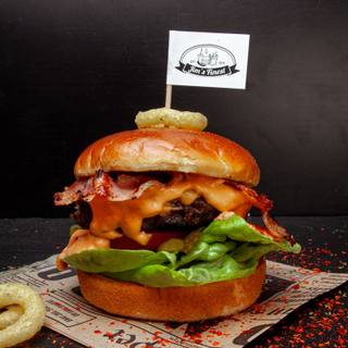 Offene Flamme Burger