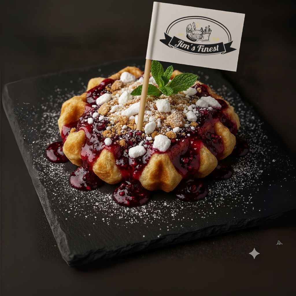 Jims Berry Kiss Waffle — Desserts von Jim's Finest